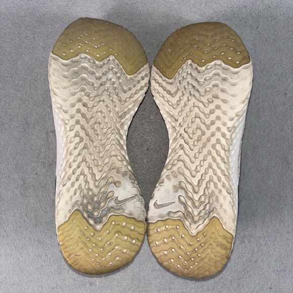 Nike Men’s Epic React Flyknit Running Shoes Size 10 Taupe/Obsidian AQ0067-201 - Picture 6 of 6